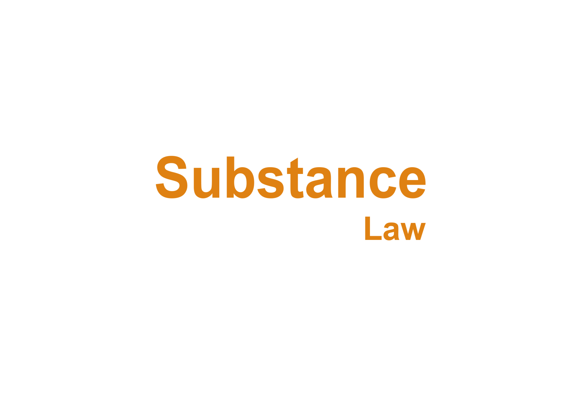 Substance Law Professional Corporation